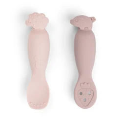 Lernlöffel-Set Tiny farm rosa