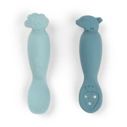 Lernlöffel-Set Tiny farm blau