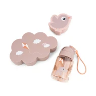 Snack-Set mit Trinkflasche Playground rosa