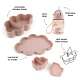 Done by Deer Snack-Set mit Trinkflasche Playground rosa