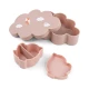 Done by Deer Snack-Set mit Trinkflasche Playground rosa