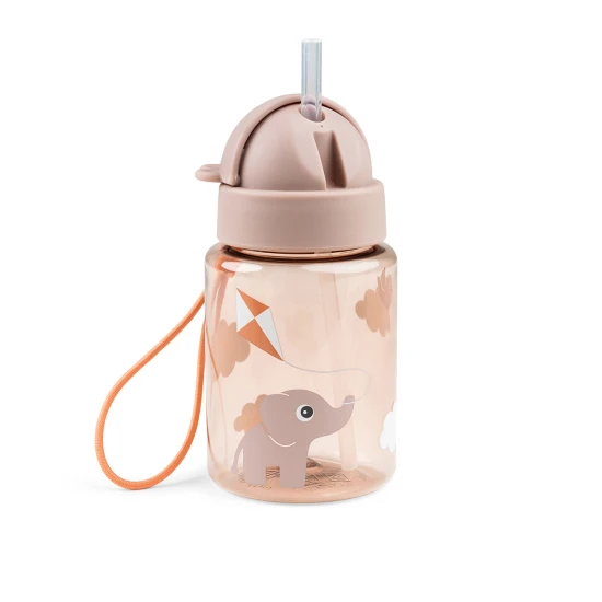 Done by Deer Snack-Set mit Trinkflasche Playground rosa