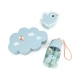 Done by Deer Snack-Set mit Trinkflasche Playground blau