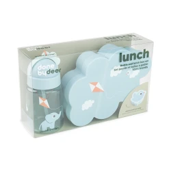 Snack-Set mit Trinkflasche Playground blau