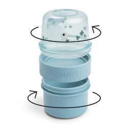 Kleine To-go-Snackbox 2-way Tiny farm blau