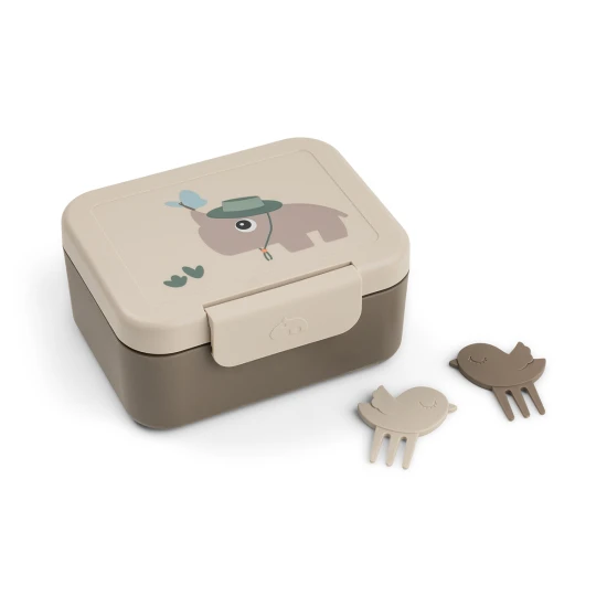 Done by Deer Kleine Snackbox mit Spießen Tiny trails sand