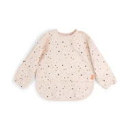 Ärmellätzchen mit Tasche Happy dots rosa
