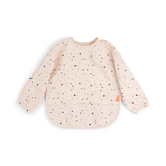 Done by Deer Ärmellätzchen mit Tasche Happy dots rosa