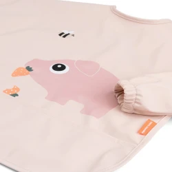 Ärmellätzchen mit Tasche Tiny farm rosa