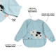 Done by Deer Ärmellätzchen mit Tasche Tiny farm blau