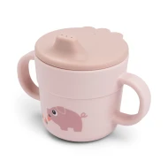 Schnabeltasse Foodie Tiny farm rosa