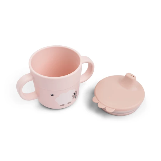 Done by Deer Schnabeltasse Foodie Tiny farm rosa