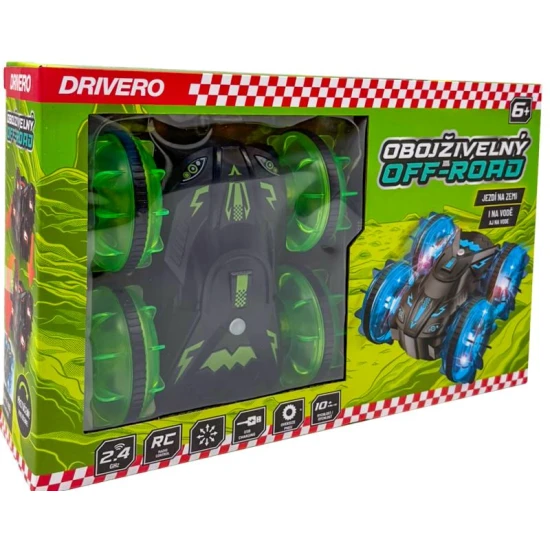 DRIVERO RC Amphibien-Geländewagen, grün Drivero DRIVERO RC Amphibien-Geländewagen, grün