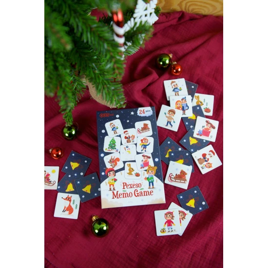 Kinder-Memory-Spiel mit Weihnachtsthema