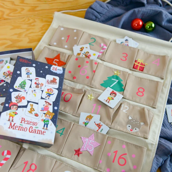 Kinder-Memory-Spiel mit Weihnachtsthema