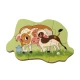 Mein erstes Puzzle Bauernhof 6-in-1 mit Bauernhoftieren und Tierbabys