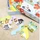 Erstes Puzzle „Transport 6-in-1“ – Kinderpuzzles mit Tieren und Fahrzeugen