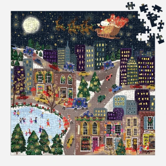 Puzzle Weihnachtsstadt Presentville 500 Teile – Galison CHB8361