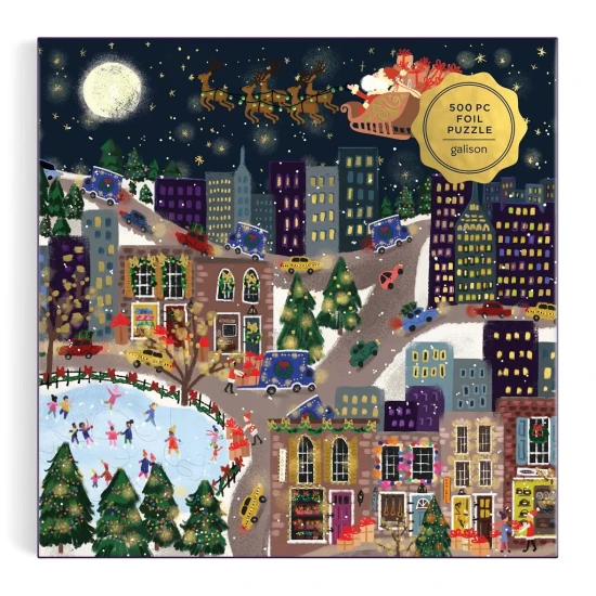 Puzzle Weihnachtsstadt Presentville 500 Teile – Galison CHB8361