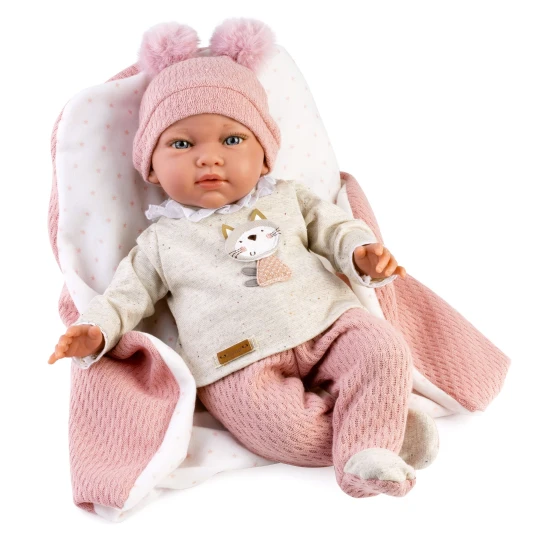 Guca Gewichtete Babypuppe Nerea mit Geräuschen 42 cm Guca Gewichtete Babypuppe Nerea mit Geräuschen 42 cm