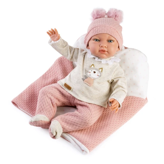 Guca Gewichtete Babypuppe Nerea mit Geräuschen 42 cm Guca Gewichtete Babypuppe Nerea mit Geräuschen 42 cm