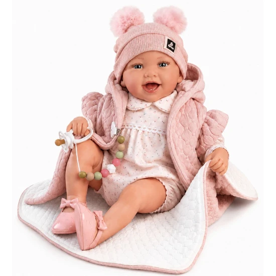Guca Gewichtete Babypuppe Olivie mit Geräuschen 42 cm