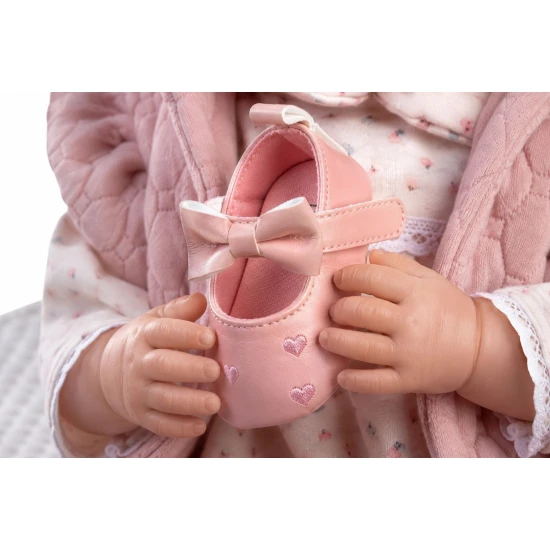 Guca Gewichtete Babypuppe Olivie mit Geräuschen 42 cm