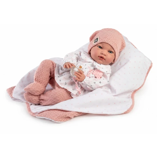 Guca Gewichtete Babypuppe Ada mit Geräuschen 42 cm