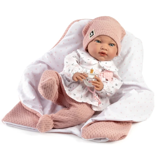 Guca Gewichtete Babypuppe Ada mit Geräuschen 42 cm