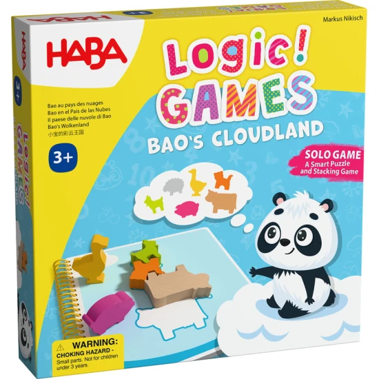Logic! Games Bao in Wolkenland Haba – Logikspiel für Kinder ab 3 Jahren