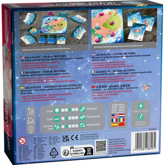 Galaxolotl Spiel von HABA – Familienspiel ab 8 Jahren