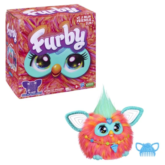 Furby Koralle Hasbro Furby Koralle – interaktives Plüschspielzeug