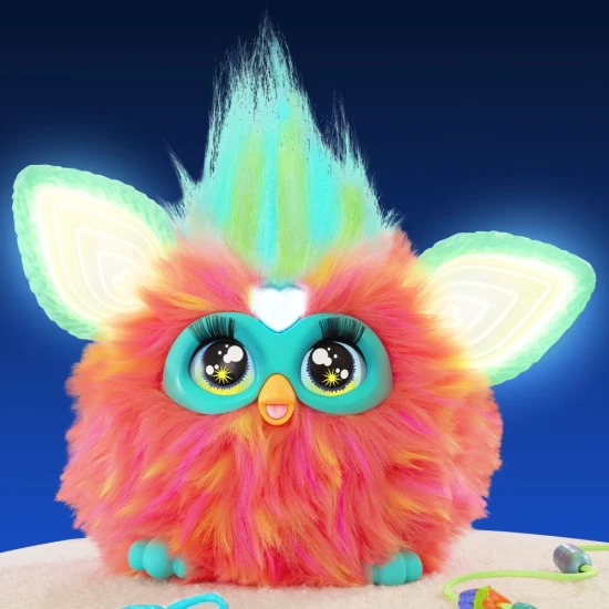 Furby Koralle Hasbro Furby Koralle – interaktives Plüschspielzeug
