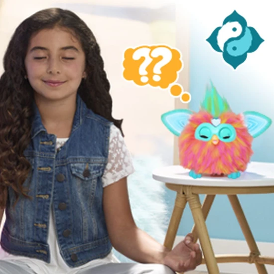 Furby Koralle Hasbro Furby Koralle – interaktives Plüschspielzeug