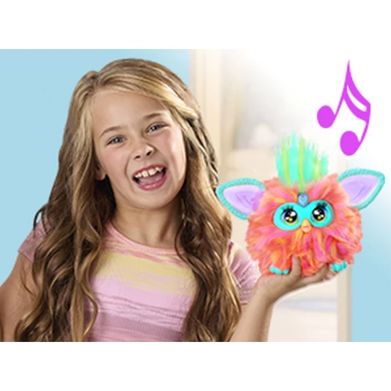 Furby Koralle Hasbro Furby Koralle – interaktives Plüschspielzeug