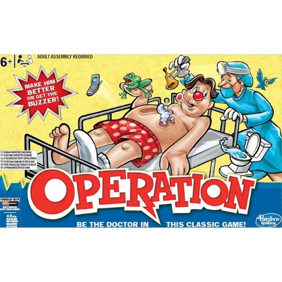 Game Operation – ein unterhaltsames und lehrreiches Gesellschaftsspiel für Kinder.