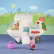 Flugzeug Air Peppa mit Peppa-Wutz-Figur und Koffer