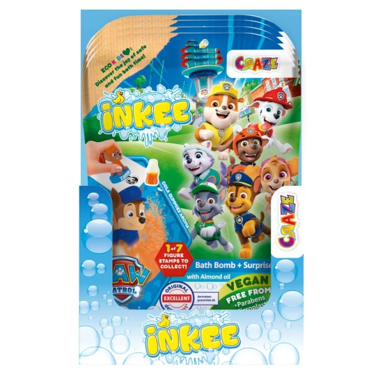 Sprudelnde Badebombe mit Überraschung Paw Patrol – INKEE 0743097