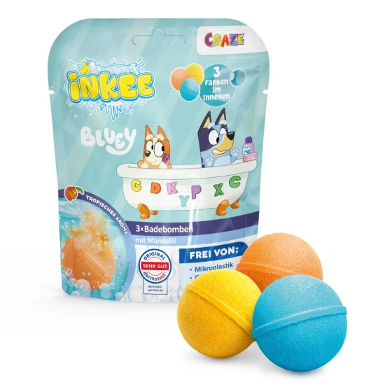 INKEE Badebomben 3er-Set Bluey INKEE Badebomben 3er-Set Bluey – INKEE 0779645