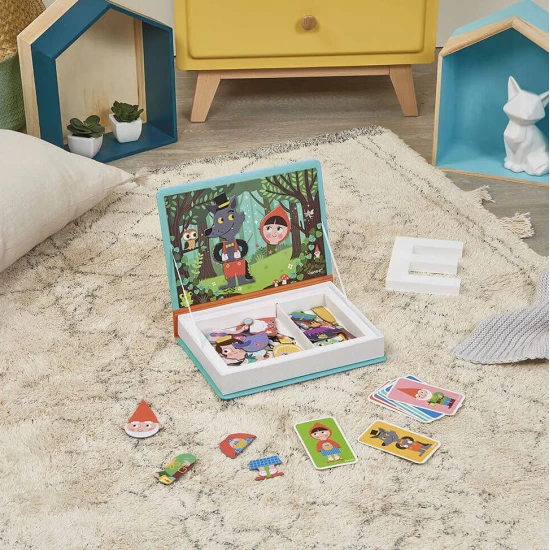 Magnetbuch für Kinder: Bauen und gestalten Sie Ihre eigenen Märchenfiguren.