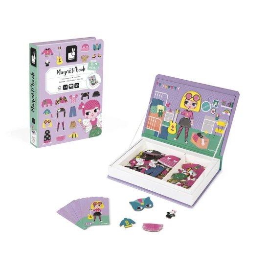 Magnetbuch - Ein Mädchen verkleiden