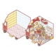 Janod Aufkleber Cosy Stickers Miniwelt Lieferwagen