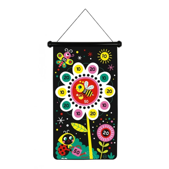 Magnetische Zielscheibe Garten - sichere Dartpfeile und doppelseitige Zielscheibe für mehr Spaß.