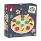 Spiel Mein erstes Mandala: Ein lehrreiches und kreatives Spiel für Kinder mit Gartenelementen zur Entwicklung von Konzentration und Motorik.