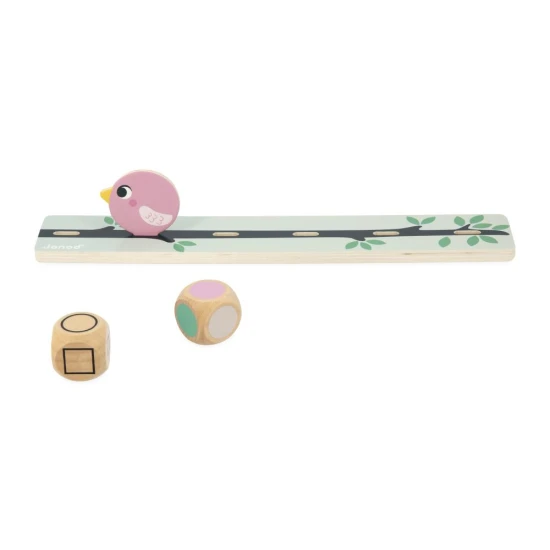 Game Birds Didaktik - pädagogisches Holzspiel zum Sortieren von Farben, Formen und Größen für Kinder