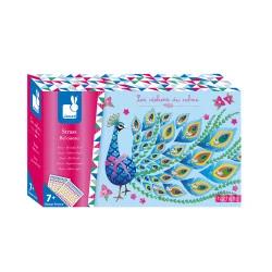 Kreativset Glitzerbilder mit Strassperlen Vogel