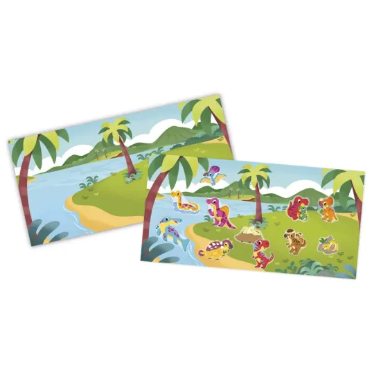 Aufklebbare Sticker mit Dinosauriern – Kreativität für Kinder My Arts&Crafts Janod.