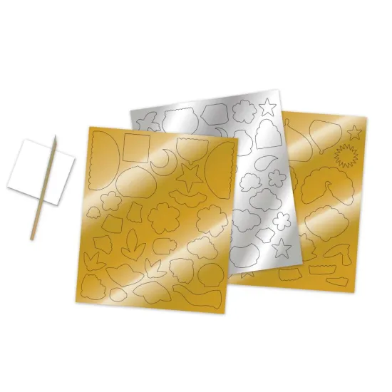 Kreativset Bollywood mit Metallicpapier - Kreativset für Kinder Janod