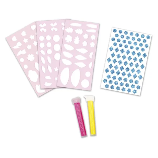 Kreativset Janod Schaumstoffaufkleber und Leuchtsand – Kreative Beschäftigung für Kinder