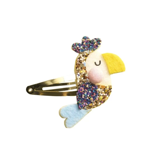 Kreativset zum Basteln von Haarspangen mit exotischen Tieren